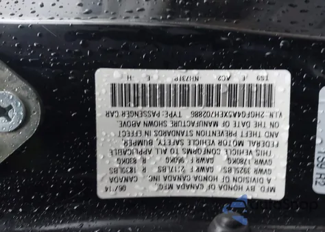 2014 Honda Civic Si z USA, uszkodzony, nr VIN 2HGFG4A5XEH702886